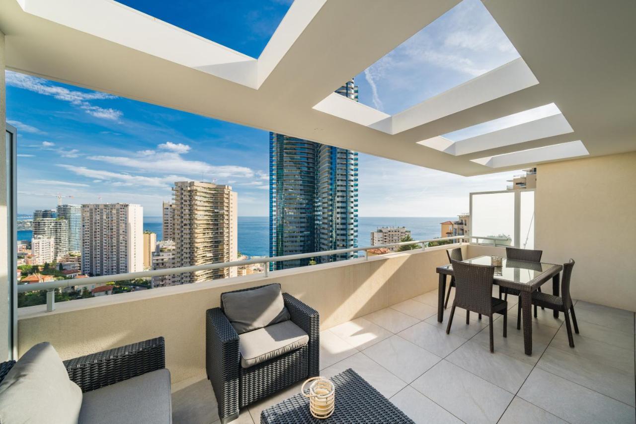 5Mn Monaco - Terrasse Vue Mer - Parking - Be Beausoleil Esterno foto