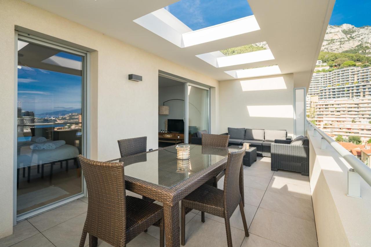 5Mn Monaco - Terrasse Vue Mer - Parking - Be Beausoleil Esterno foto