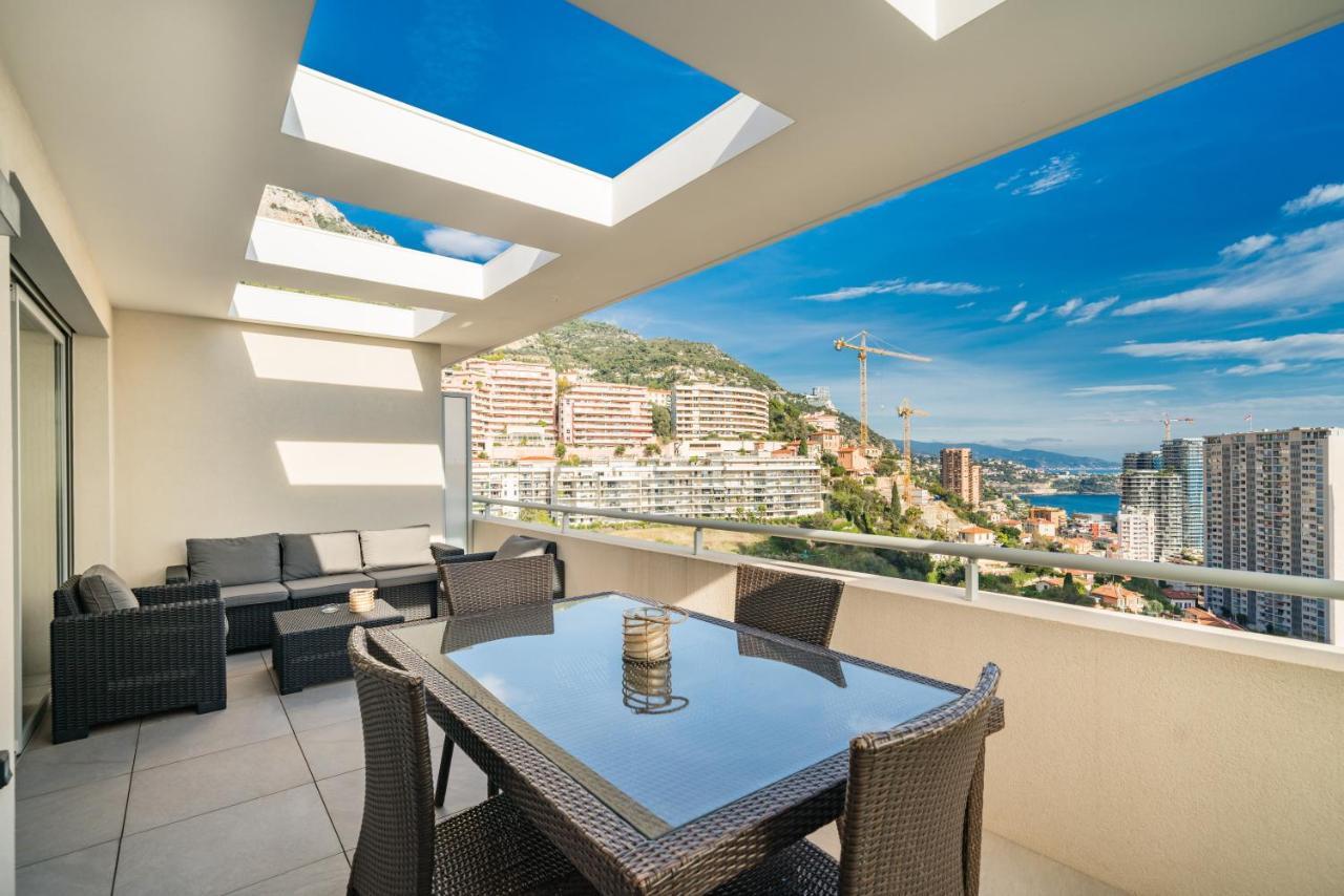 5Mn Monaco - Terrasse Vue Mer - Parking - Be Beausoleil Esterno foto